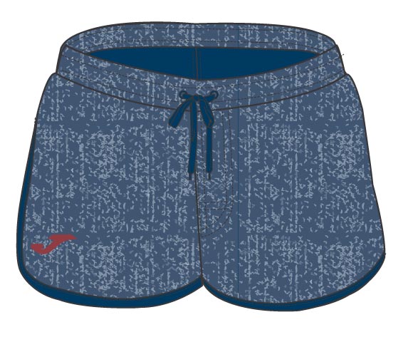 Joma SWIMSUIT SHORT JEANS SKYBLUE-BROWN