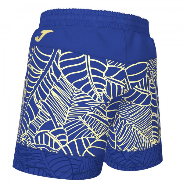 Joma SWIMSUIT ROYAL-YELLOW LEAVES