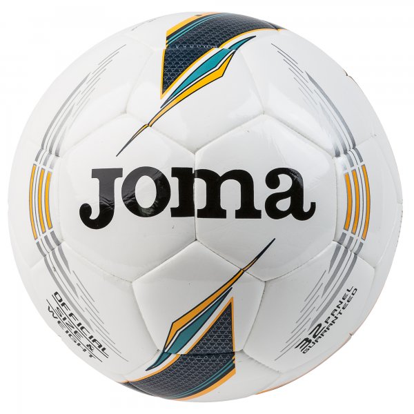 Joma BALL HYBRID ERIS WHITE-GREEN-ORANGE T62  -PACK 12-