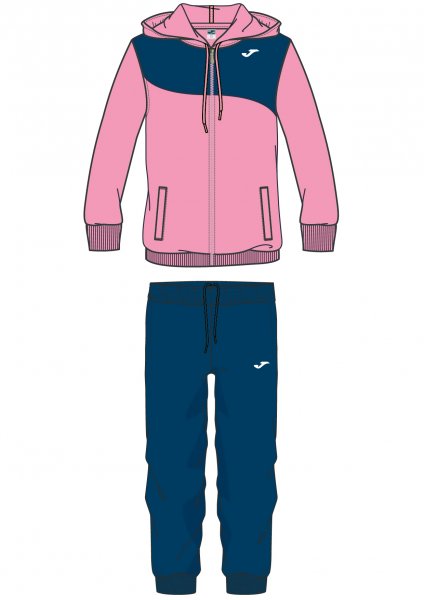 Joma HOODIE TRACKSUIT PINK-NAVY