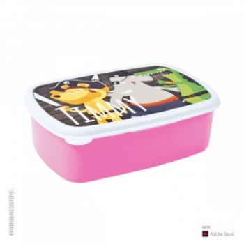 LUNCH BOX in verschiedenen Farben, 182 X 124 X 58 mm, inkl. Druck
