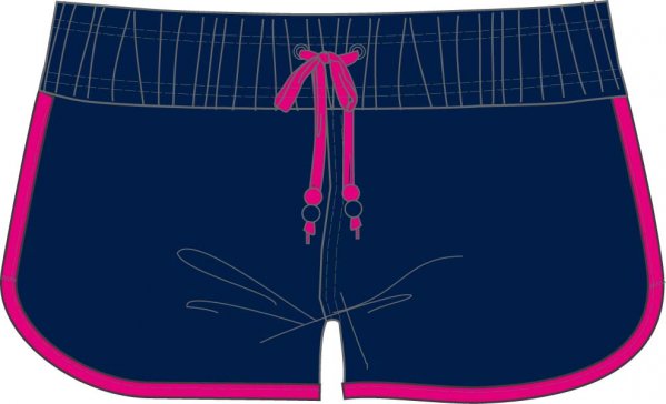 Joma SHORT MICRO. NAVY-PINK WOMAN