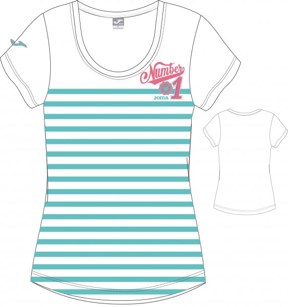 Joma TRIKOT GRÜN-GRÜN (RAYAS) K/A WOMAN