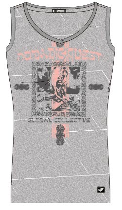 Joma T-SHIRT  LIGHT MELANGE SLEVELESS