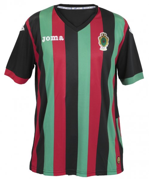 Joma AS FAR HOME SHIRT S/S BLACK-GREEN-RED