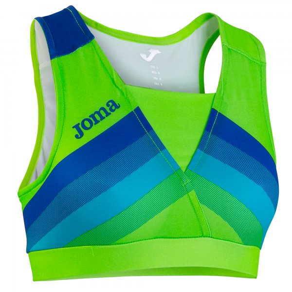 Joma PLAYING LONG TOP  WOM F.A. SLOVENIJA GREEN FLUOR 