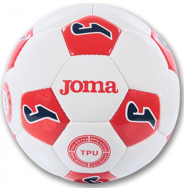 Joma BALL INTER4.T5 WEISS-ROT-DUNKELBLAU