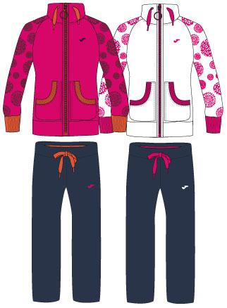 Joma FUCSIA-NAVY/WHITE-NAVY PACK TRACKSUIT