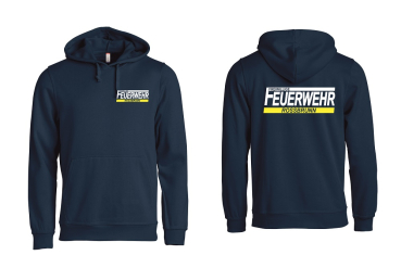 Feuerwehr Roßbrunn Hoody unisex, marine