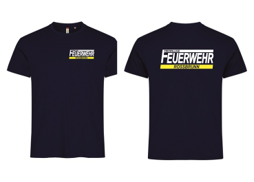Feuerwehr Roßbrunn Basic Shirt Kids, marine