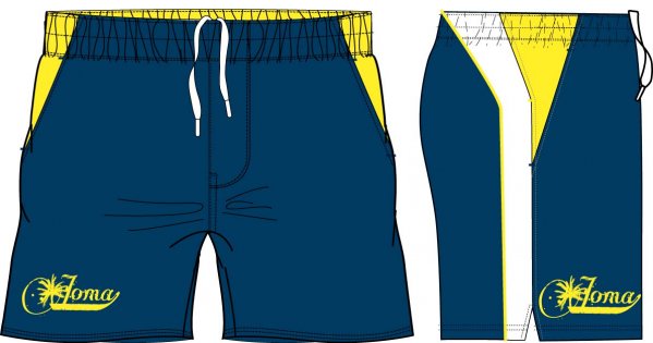 Joma BADEANZUG ROT-NAVY