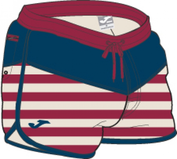 Joma SWIMSUIT SHORT STRIPES ROYAL