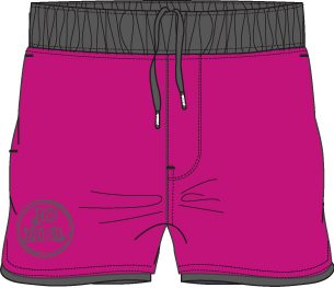 Joma SWIMSUIT PINK-ANTHRACITE