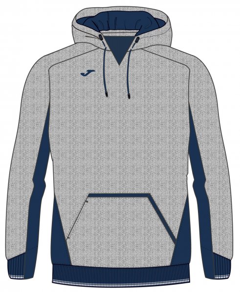 Joma SWEATSHIRT HOODIE CONFORT BLACK-ANTHRACITE