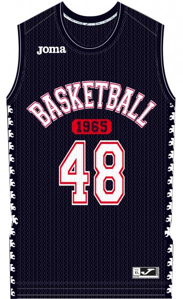 Joma TRIKOT BASKET SCHWARZ-GRÜN