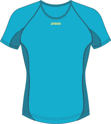 Joma SHIRT K/A RITMO TURKIS