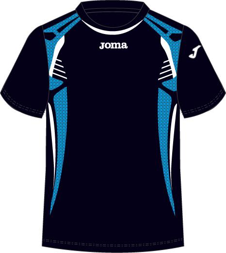 Joma T-SHIRT TENNIS K/A DUNKELBLAU