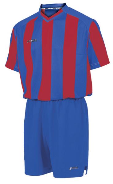 Joma PISA CLASSIC BLUE-GRANA S/S SET