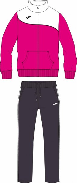 Joma TRACKSUIT PINK-WHITE WOMAN