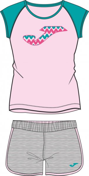 Joma SET PINK-BLAU K/A MÄDCHEN