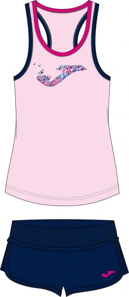 Joma SET PINK-NAVY K/A MÄDCHEN