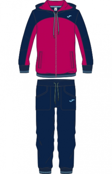 Joma TRACKSUIT SWEATSHIRT HOODED BURGUNDY
