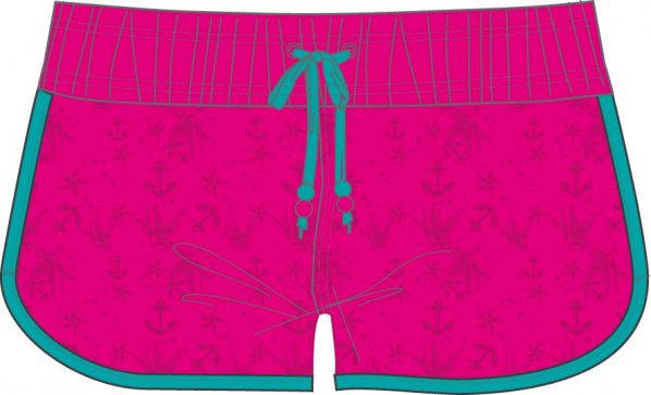 Joma SHORT MICRO. ANTHRACITE-FUCHSIA WOMAN