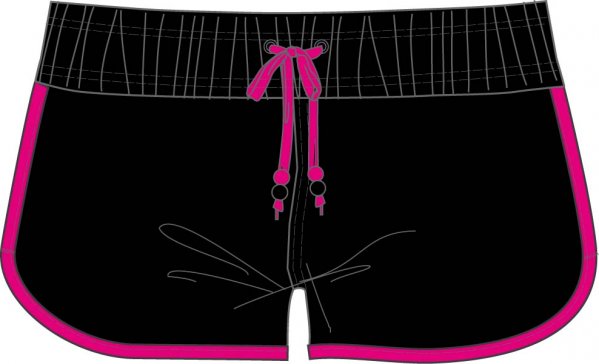 Joma SHORT MICRO. NAVY-PINK WOMAN