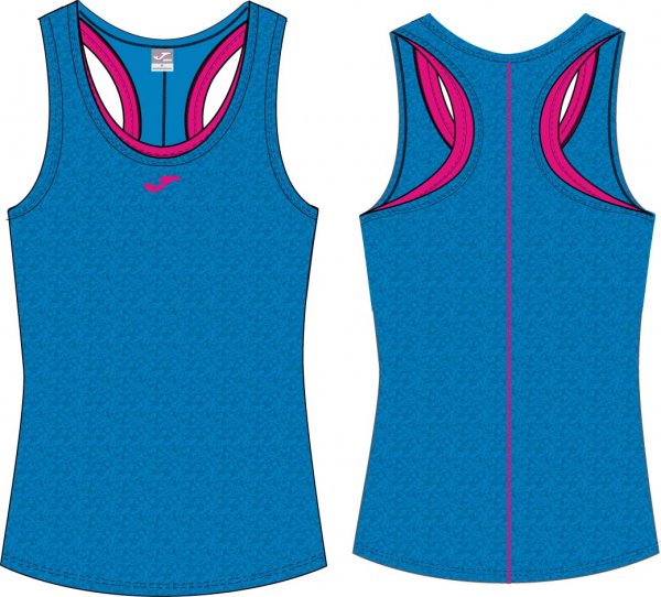 Joma TRIKOT GYM  ORANGE-VIOLETT S/M WOMAN