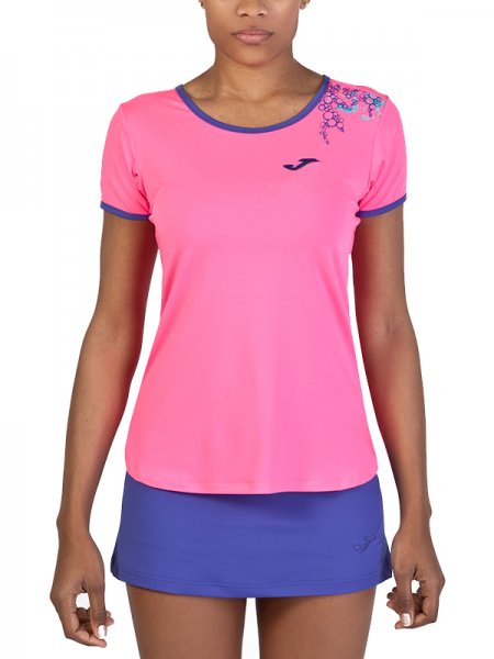 Joma T-SHIRT PINK FLUOR S/S