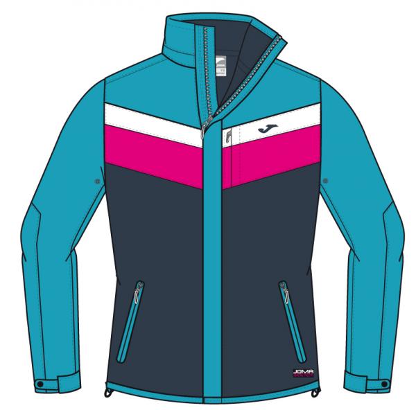 Joma ANORAK WOMAN JR FUCHSIE-DUNKELBLAU
