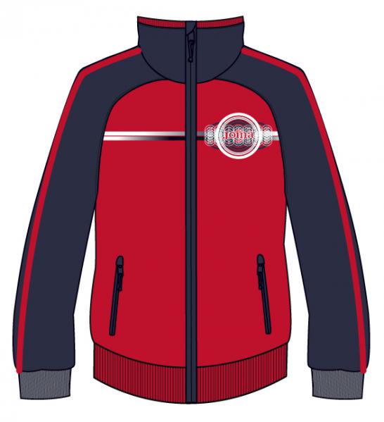 Joma REGENJACKE 100% POLY. MÄDCHEN SCHWARZ-FUCHSIE