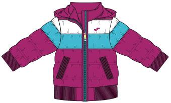 Joma BLUE CLUB BABY  PINK-BLUE WINTER JACKET
