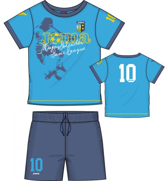 Joma JUNIOR SET (SHIRT+SHORT) ROYAL-NAVY