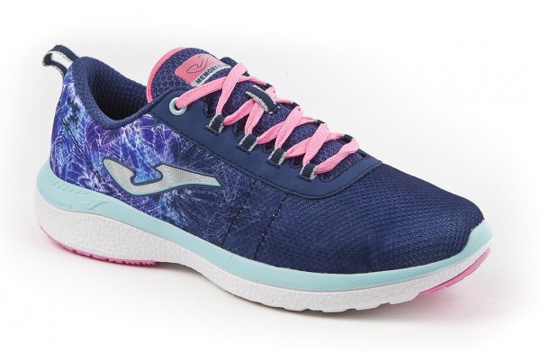 Joma C.KNITRO LADY 715 BLACK-FLOWERS