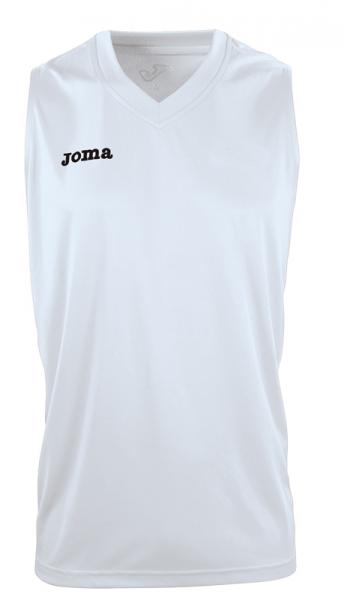 Joma FELICIANO SLEEVELESS SHIRT  WHITE-DARK BLUE-S