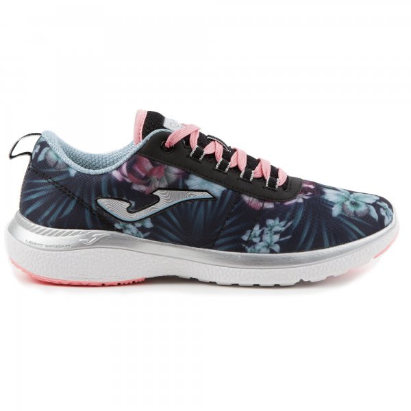 Joma C.KNITRO LADY 715 BLACK-FLOWERS