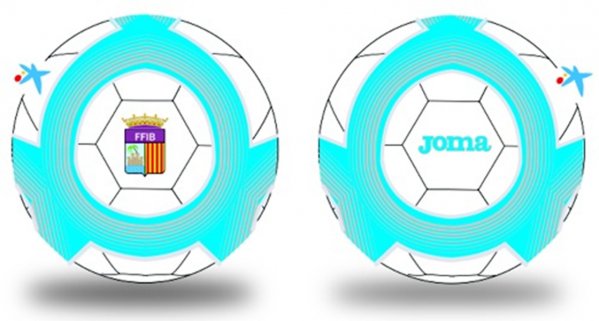 Joma BALL F.F.I.B. GROßE 62 CMS GRÜN-ROT