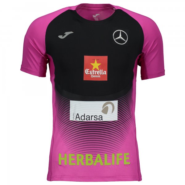 Joma T-SHIRT FRANCO-STUPACKZUCI PINK-BLACK S/S