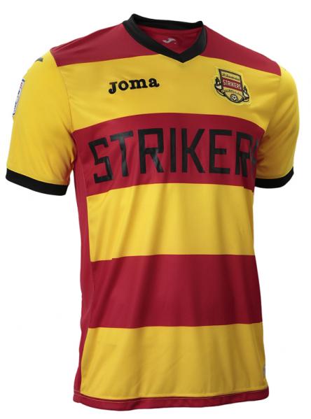 Joma STUTZENSTRUMPF STRIKERS SCHWARZ-ROT-GELB