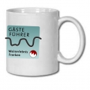 Keramiktasse  inkl. Druck,  glänzend, ca. D: 80 mm/H: 95 mm, spülmaschinenfest